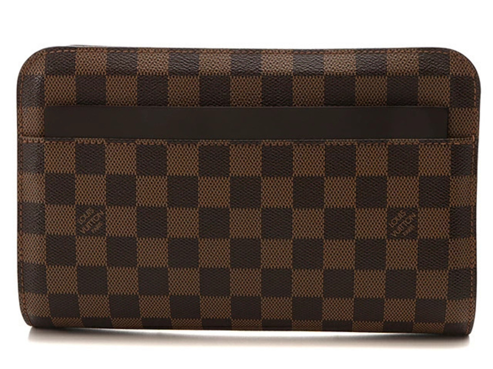 LOUIS VUITTON Saint Damier Clutch Bag